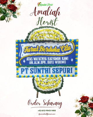 Papan Bunga Duka di Dempo Selatan